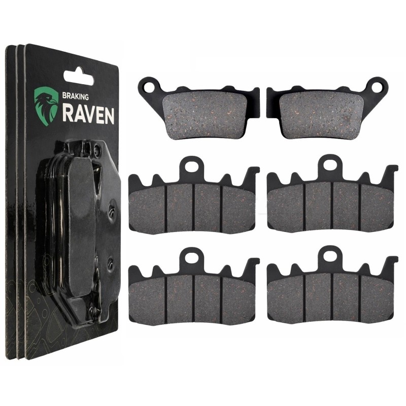 3 Kit plaquettes frein Harley-davidson Pan America 1250 RA1250 et RA1250S Av G, Av D et Ar 023-328X2 - EBC FA208, 213 et FA630 -
