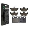 2 Kit plaquettes frein Bmw K 1200 RS  Av G, Av D et Ar 081-117X2 -  - Raven 104-012