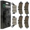 2 Kit plaquettes frein Bmw HP4 1000  Av G, Av D et Ar 023-258X2 -  - Raven 104-014