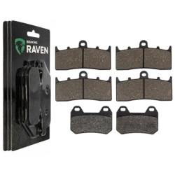 2 Kit plaquettes frein Bmw R 1200 CL  Av G, Av D et Ar 195-194X2 -  - Raven 104-015