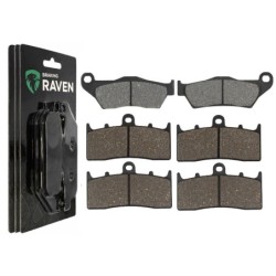 2 Kit plaquettes frein Bmw K 1200 R  Av G, Av D et Ar 292-194X2 -  - Raven 104-016