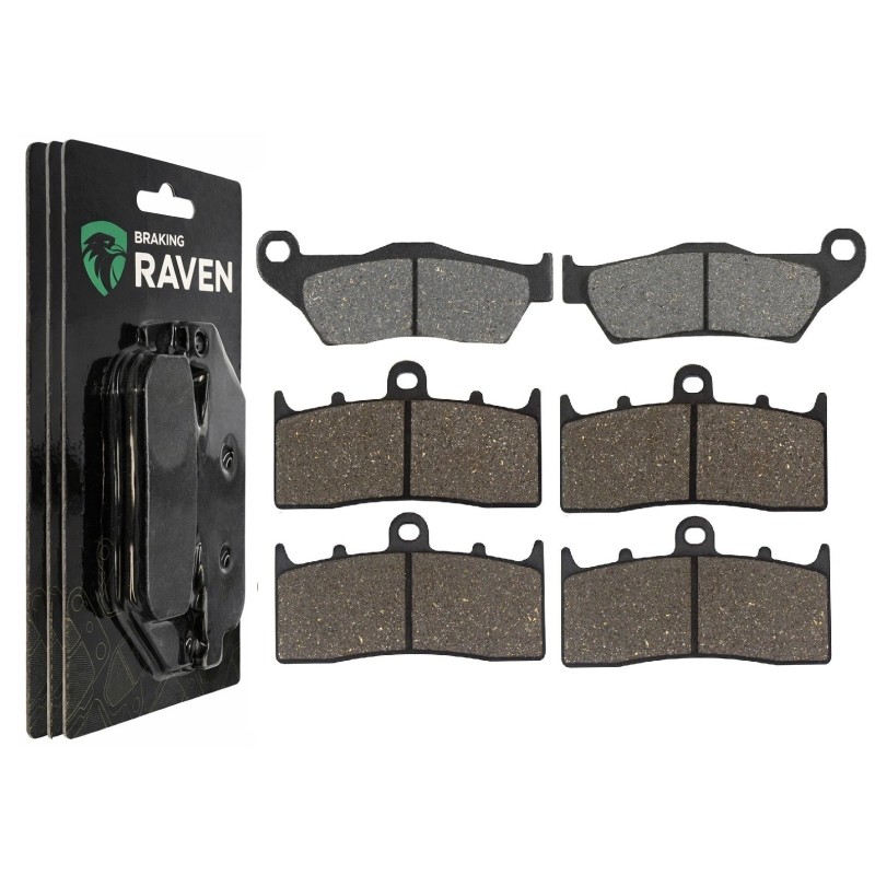 3 Kit plaquettes frein Bmw R 1150 RS  Av G, Av D et Ar 292-194X2 -  - Raven 104-016