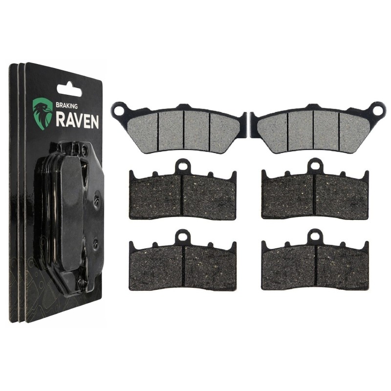2 Kit plaquettes frein Bmw K 1600 GT  Av G, Av D et Ar 106-318X2 -  - Raven 104-018