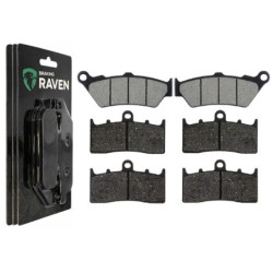 2 Kit plaquettes frein Bmw K 1600 GT Sport  Av G, Av D et Ar 106-318X2 -  - Raven 104-018