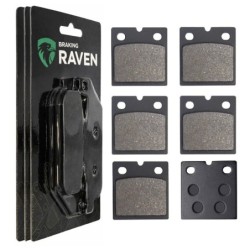 2 Kit plaquettes frein Bmw K 75 RT  Av G, Av D et Ar 081-072X2 -  - Raven 104-019