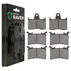 3 Kit plaquettes frein Bmw M 1000 RR  Av G, Av D et Ar 148-415X2 -  - Raven 104-021