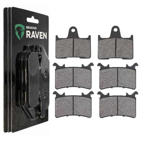 2 Kit plaquettes frein Bmw M 1000 RR  Av G, Av D et Ar 148-415X2 -  - Raven 104-021