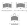 2 Kit plaquettes frein Bmw M 1000 RR  Av G, Av D et Ar 148-415X2 -  - Raven 104-021