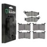 2 Kit plaquettes frein Bmw M 1000 XR  Av G, Av D et Ar 106-415X2 -  - Raven 104-022