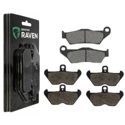 3 Kit plaquettes frein Bmw R 1100 R  Av G, Av D et Ar 292-117X2 -  - Raven 104-023