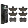 2 Kit plaquettes frein Bmw K 1200 LT  Av G, Av D et Ar 195-117X2 -  - Raven 104-024