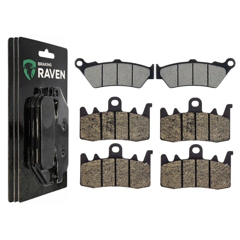 2 Kit plaquettes frein Bmw S 1000 XR  Av G, Av D et Ar 106-328X2 -  - Raven 104-025