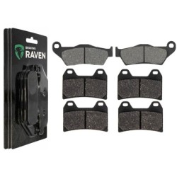 2 Kit plaquettes frein Bmw R Nine T Racer  Av G, Av D et Ar 292-141X2 -  - Raven 104-029
