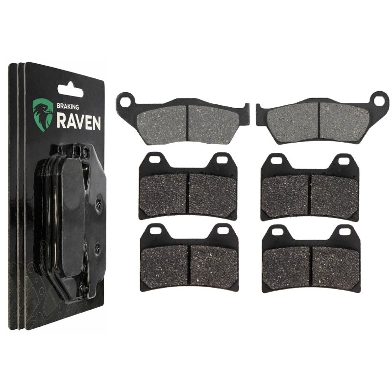 2 Kit plaquettes frein Bmw R Nine T Racer  Av G, Av D et Ar 292-141X2 -  - Raven 104-029
