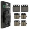 2 Kit plaquettes frein Kawasaki KFX 400  Av G, Av D et Ar 092-007X2 -  - Raven 104-034