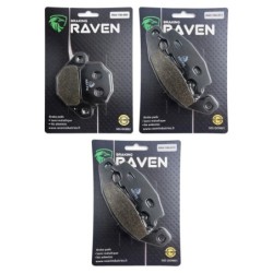 2 Kit plaquettes frein Kawasaki GPZ 500S Serie D  Av G, Av D et Ar 005-013X2 -  - Raven 104-035