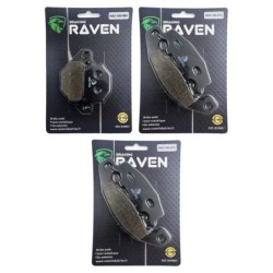 2 Kit plaquettes frein Kawasaki KLE 250  Av G, Av D et Ar 084-013X2 -  - Raven 104-038