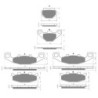 2 Kit plaquettes frein Kawasaki KLE 250  Av G, Av D et Ar 084-013X2 -  - Raven 104-038