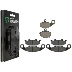 2 Kit plaquettes frein Kawasaki Zephyr 550  Av G, Av D et Ar 093-013X2 -  - Raven 104-039