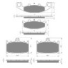 3 Kit plaquettes frein Kawasaki ZZR 1100  Av G, Av D et Ar 013-032X2 -  - Raven 104-043