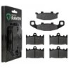 2 Kit plaquettes frein Kawasaki ZZR 600  Av G, Av D et Ar 013-032X2 -  - Raven 104-043