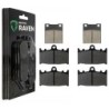 2 Kit plaquettes frein Kawasaki ZZR 1100  Av G, Av D et Ar 016-032X2 -  - Raven 104-044