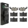 3 Kit plaquettes frein Kawasaki Versys 1000  Av G, Av D et Ar 021-032X2 -  - Raven 104-045
