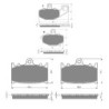 3 Kit plaquettes frein Kawasaki Ninja ZX-9R 900  Av G, Av D et Ar 093-032X2 -  - Raven 104-047