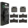 2 Kit plaquettes frein Kawasaki Ninja ZX-6R 600  Av G, Av D et Ar 093-039X2 -  - Raven 104-051