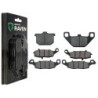 2 Kit plaquettes frein Kawasaki Vulcan 1500 Classic Tourer  Av G, Av D et Ar 037-104-124 -  - Raven 104-058