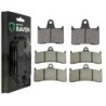 2 Kit plaquettes frein Kawasaki Ninja ZX-7RR 750  Av G, Av D et Ar 148-126X2 -  - Raven 104-060