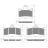 2 Kit plaquettes frein Kawasaki Ninja ZX-7RR 750  Av G, Av D et Ar 148-126X2 -  - Raven 104-060