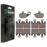 2 Kit plaquettes frein Kawasaki Ninja ZX-6R 636  Av G, Av D et Ar 093-200X2 -  - Raven 104-061