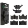 3 Kit plaquettes frein Triumph Daytona 675  Av G, Av D et Ar 020-207X2 -  - Raven 104-063