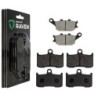 2 Kit plaquettes frein Kawasaki Z800 Série B  Av G, Av D et Ar 021-207X2 -  - Raven 104-064