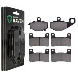 2 Kit plaquettes frein Kawasaki Ninja 1000  Av G, Av D et Ar 093-213X2 -  - Raven 104-067