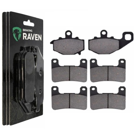 2 Kit plaquettes frein Kawasaki Ninja 1000SX  Av G, Av D et Ar 093-213X2 -  - Raven 104-067