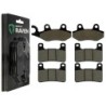 2 Kit plaquettes frein Kawasaki Ninja H2 SX SE  Av G, Av D et Ar 334-213X2 -  - Raven 104-069
