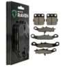 2 Kit plaquettes frein Kawasaki KFX 450R  Av G, Av D et Ar 007-245-108 -  - Raven 104-070