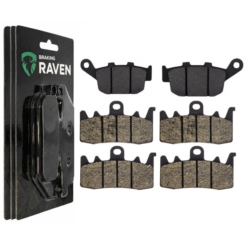 2 Kit plaquettes frein Kawasaki Z900 SE  Av G, Av D et Ar 020-328X2 -  - Raven 104-079