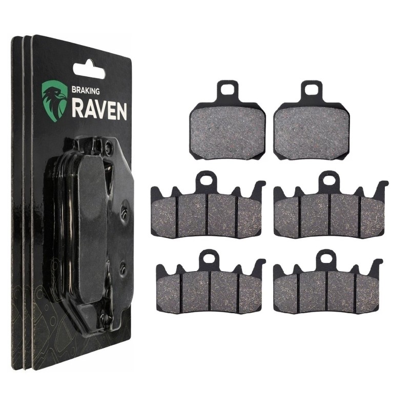 2 Kit plaquettes frein Ducati Hypermotard 821  Av G, Av D et Ar 152-328X2 -  - Raven 104-084