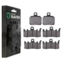 3 Kit plaquettes frein Ducati Superbike 899 Panigale Av G, Av D et Ar 152-328X2 -  - Raven 104-084