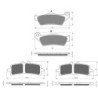 2 Kit plaquettes frein Ducati Multistrada 1260 Toute version Av G, Av D et Ar 031-258X2 -  - Raven 104-087