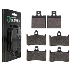 3 Kit plaquettes frein Ducati Monster 600  Av G, Av D et Ar 038-069X2 -  - Raven 104-088