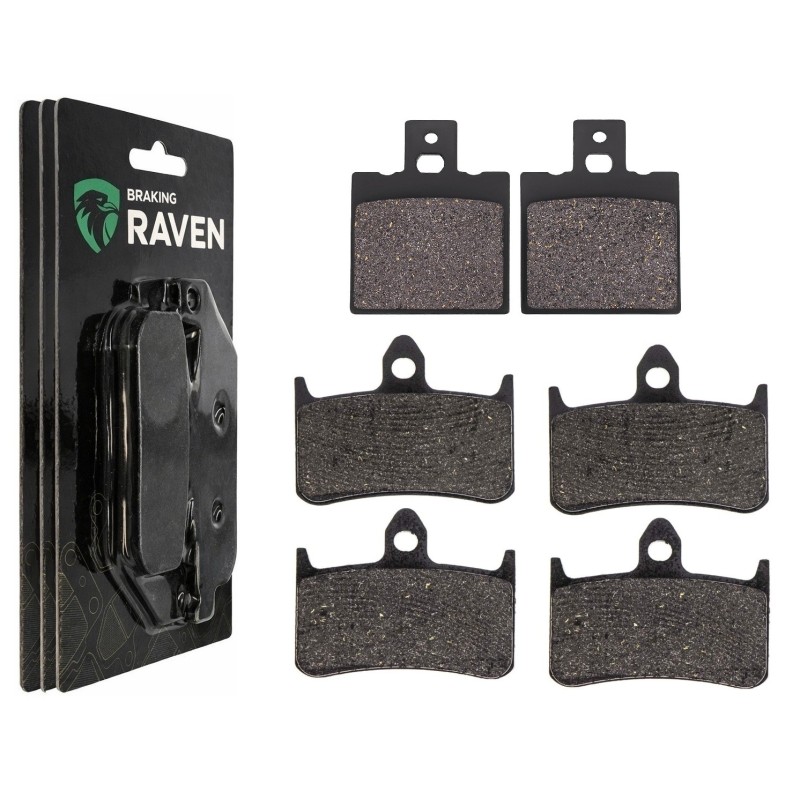 2 Kit plaquettes frein Ducati Monster 600  Av G, Av D et Ar 038-069X2 -  - Raven 104-088
