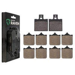 2 Kit plaquettes frein Ducati Monster 998 Testastretta Av G, Av D et Ar 038-177X2 -  - Raven 104-089