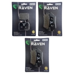 3 Kit plaquettes frein Ducati Multistrada 620 Dark Av G, Av D et Ar 152-031X2 -  - Raven 104-090