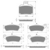 3 Kit plaquettes frein Piaggio X9 250  Av G, Av D et Ar 152-031X2 - EBC FA266 et FA181 - Raven 104-090
