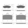 2 Kit plaquettes frein Triumph Speed Triple 750  Av G, Av D et Ar 088-017X2 -  - Raven 104-091