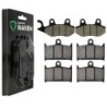 2 Kit plaquettes frein Triumph Speed Triple 885 T509 Av G, Av D et Ar 247-017X2 -  - Raven 104-092